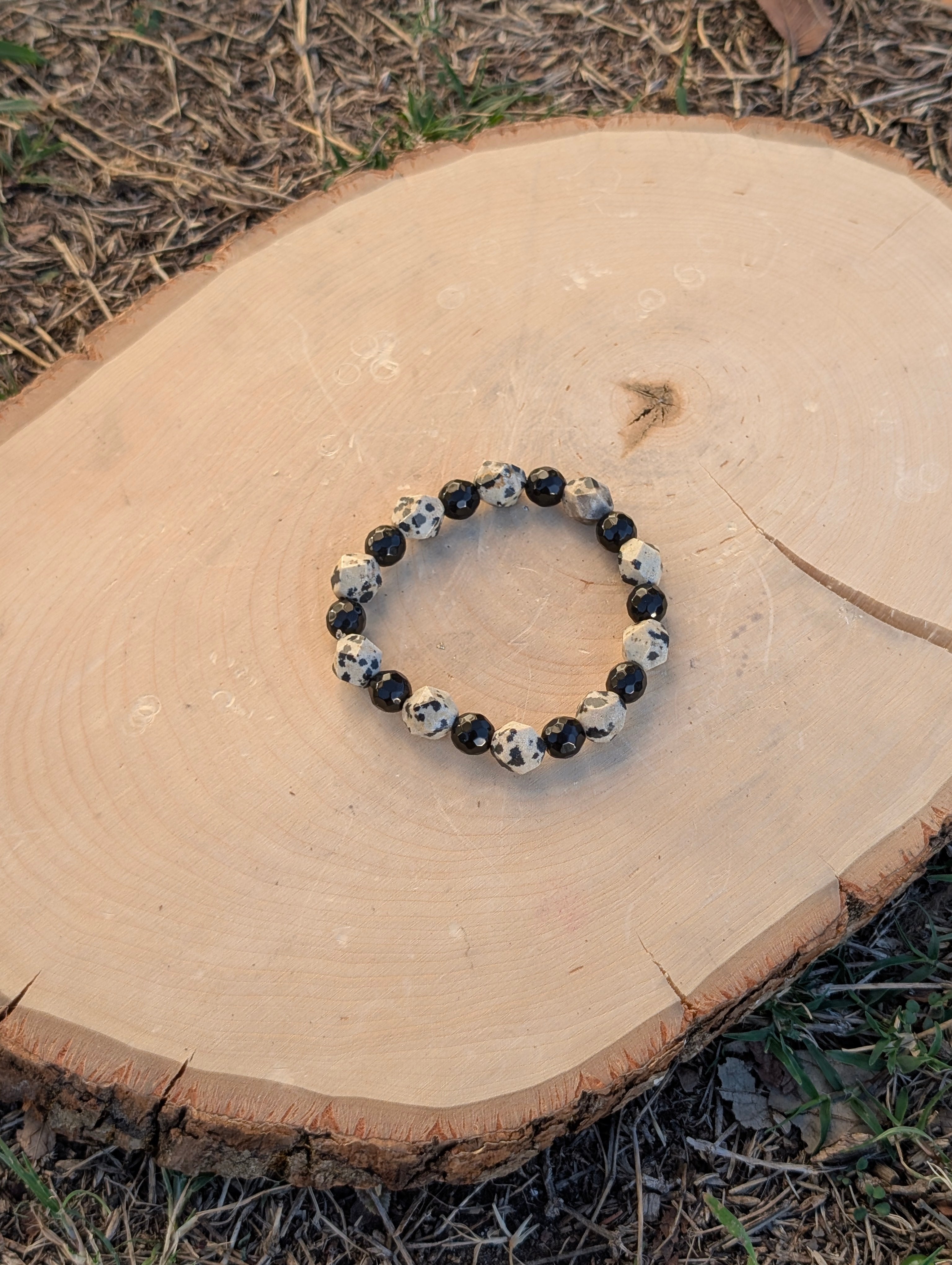 Dalmatian Jasper Bracelet