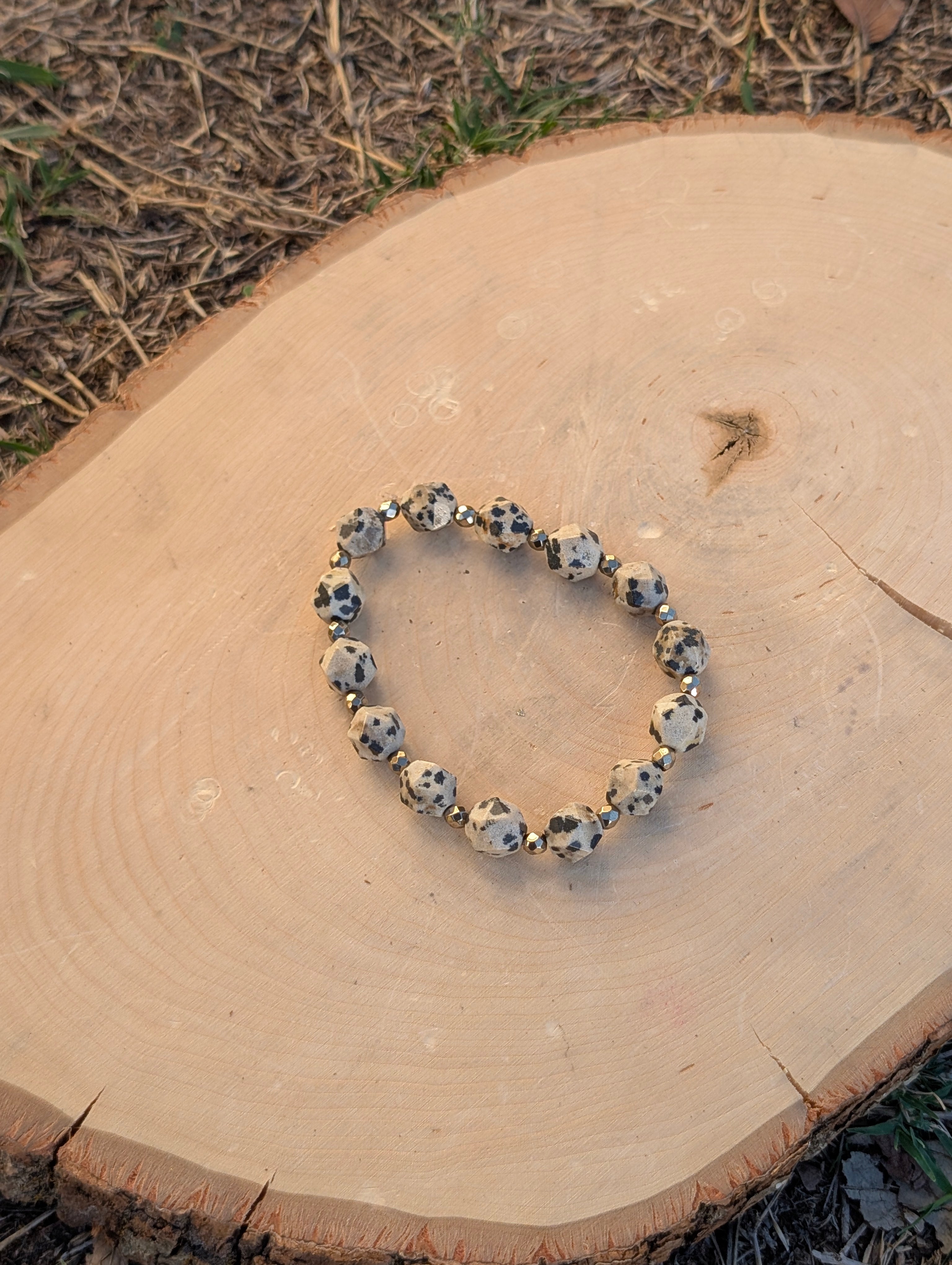 Dalmatian Jasper Bracelet