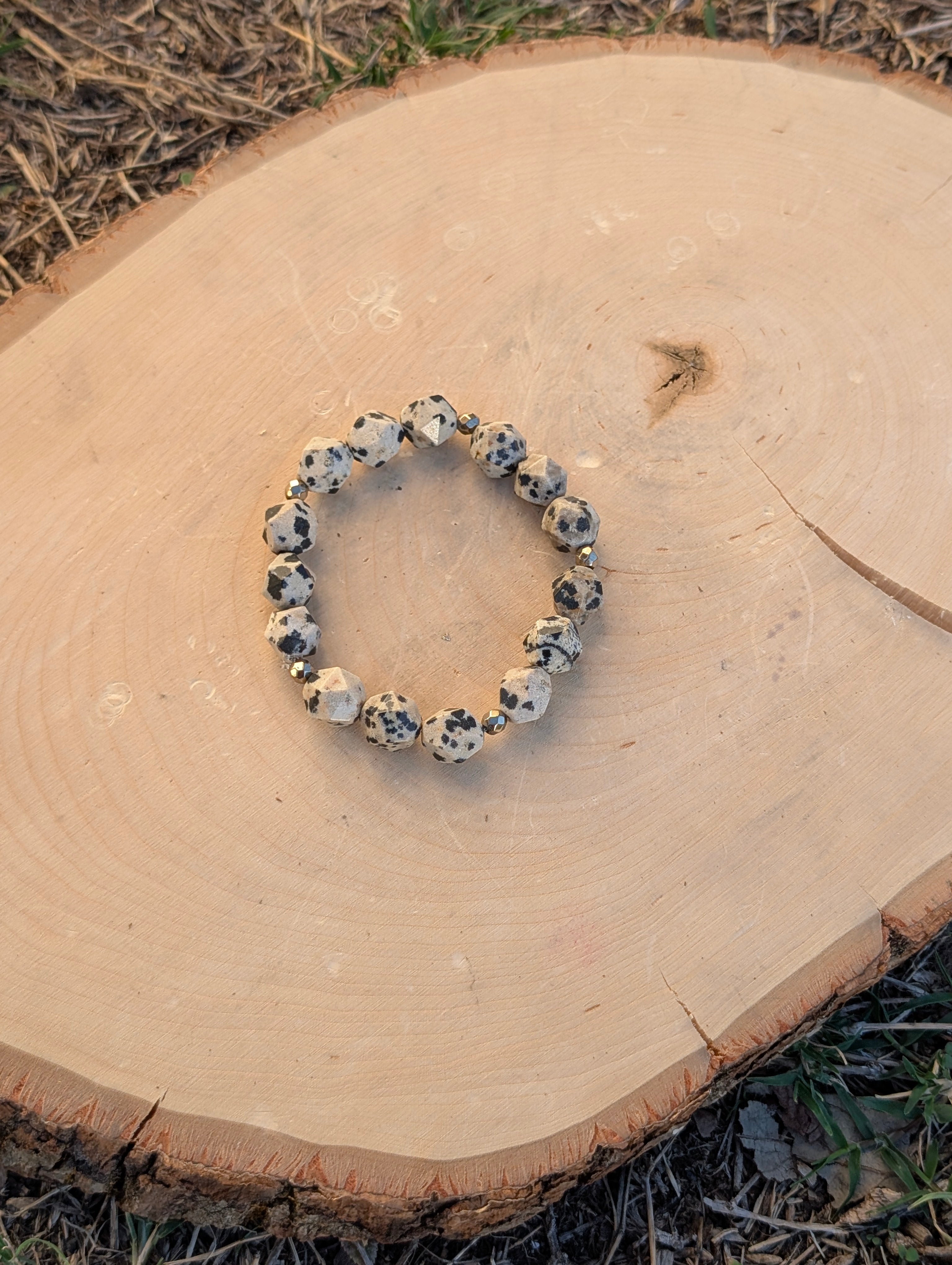 Dalmatian Jasper Bracelet