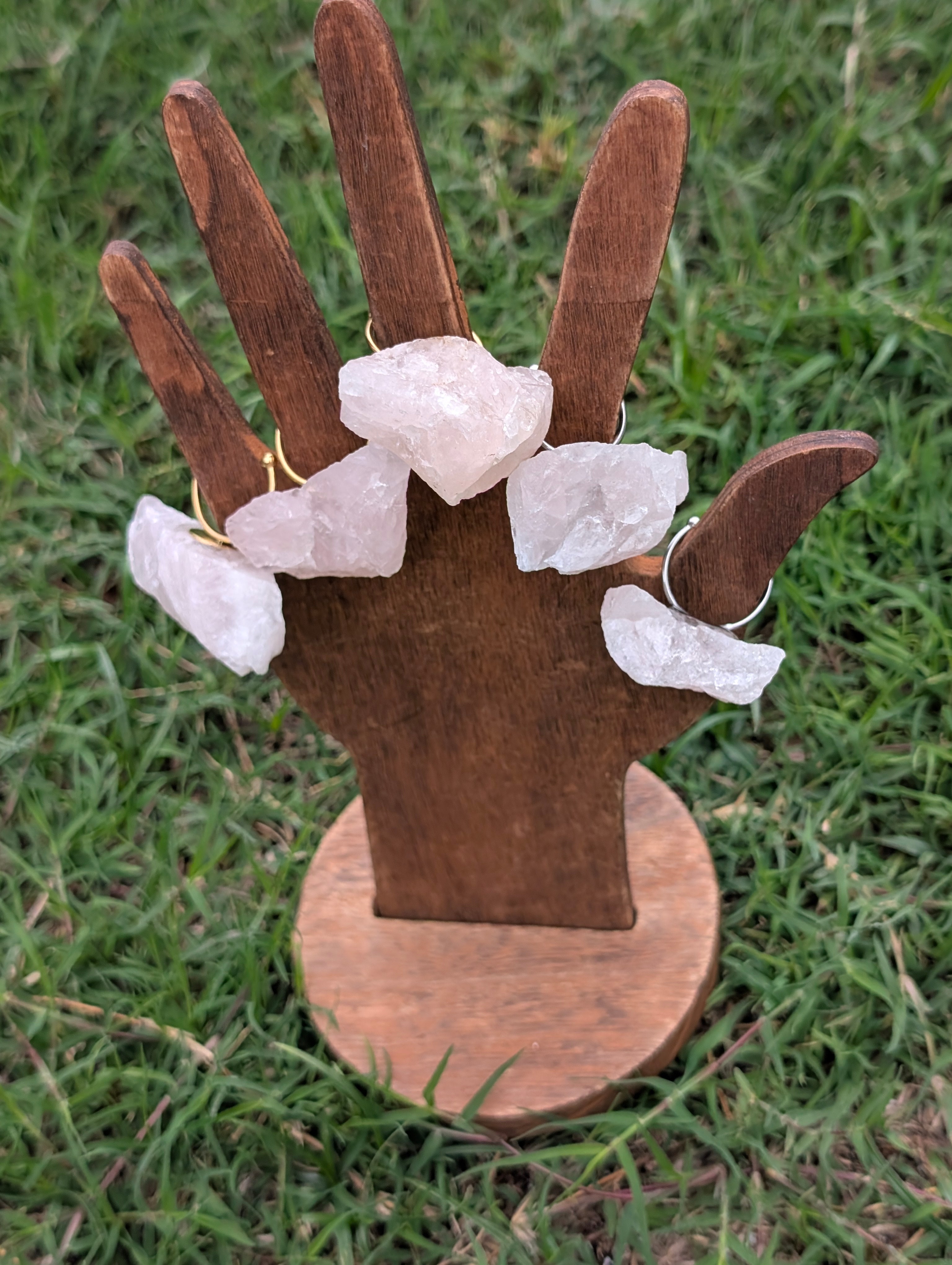Large Rose Quartz Rings