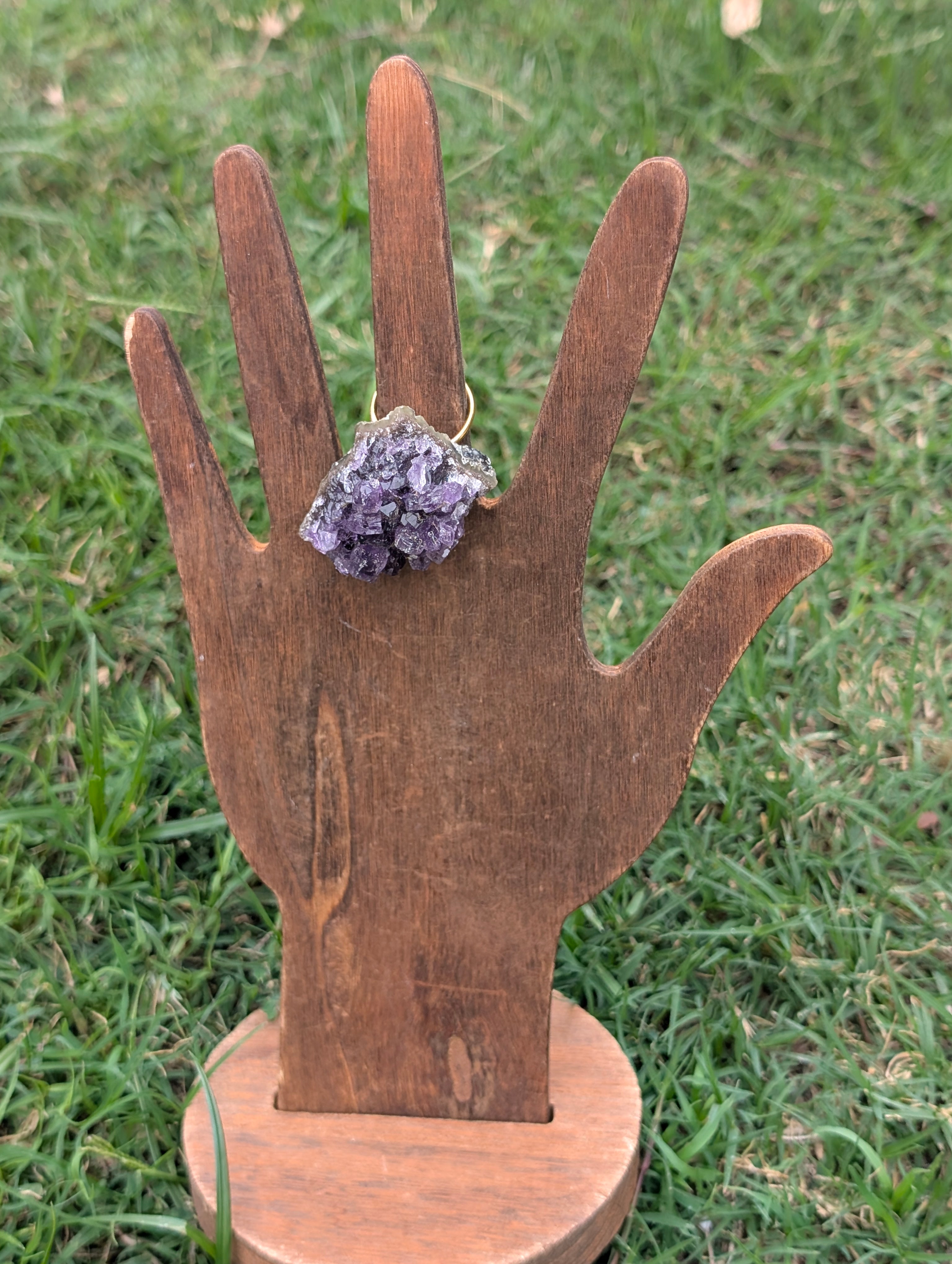 Large Amethyst Ring