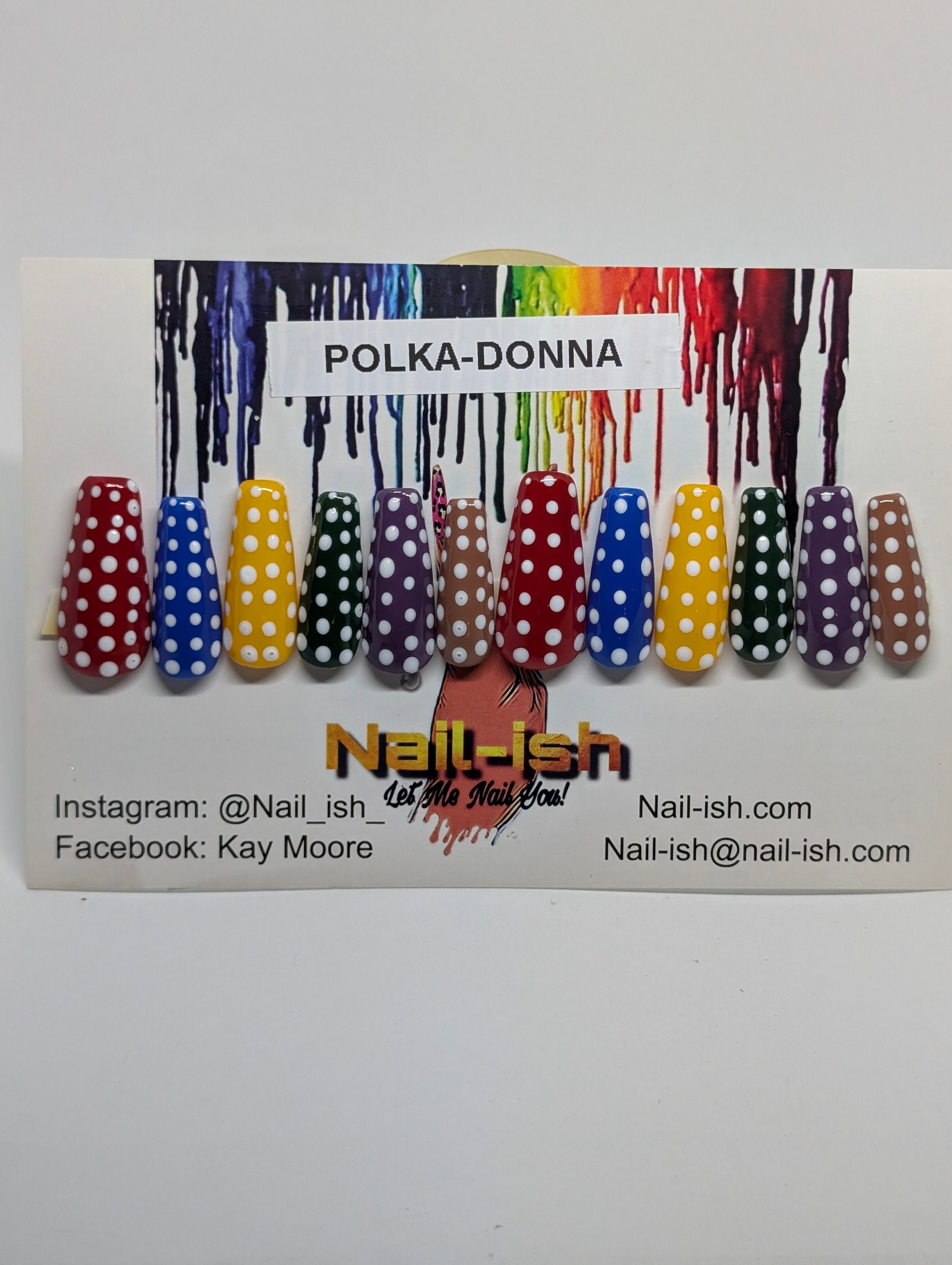 Polka-Donna Press on Nails