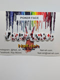 Poker Face Press on Nails