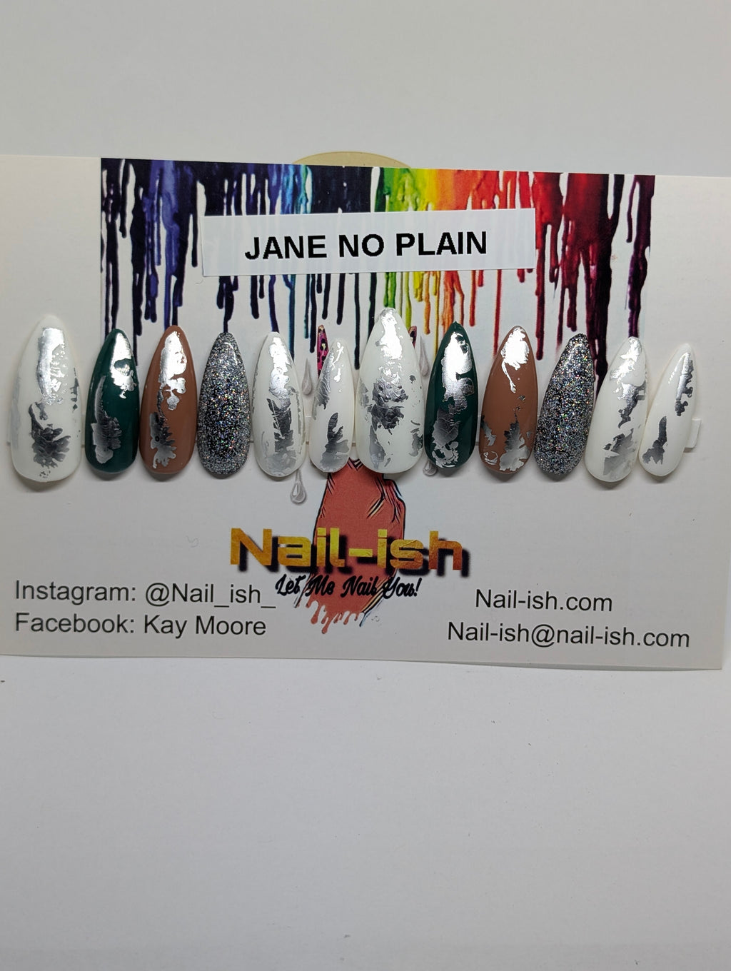 Jane No Plain Press on Nails