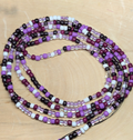 Violet Cascade Waist Beads