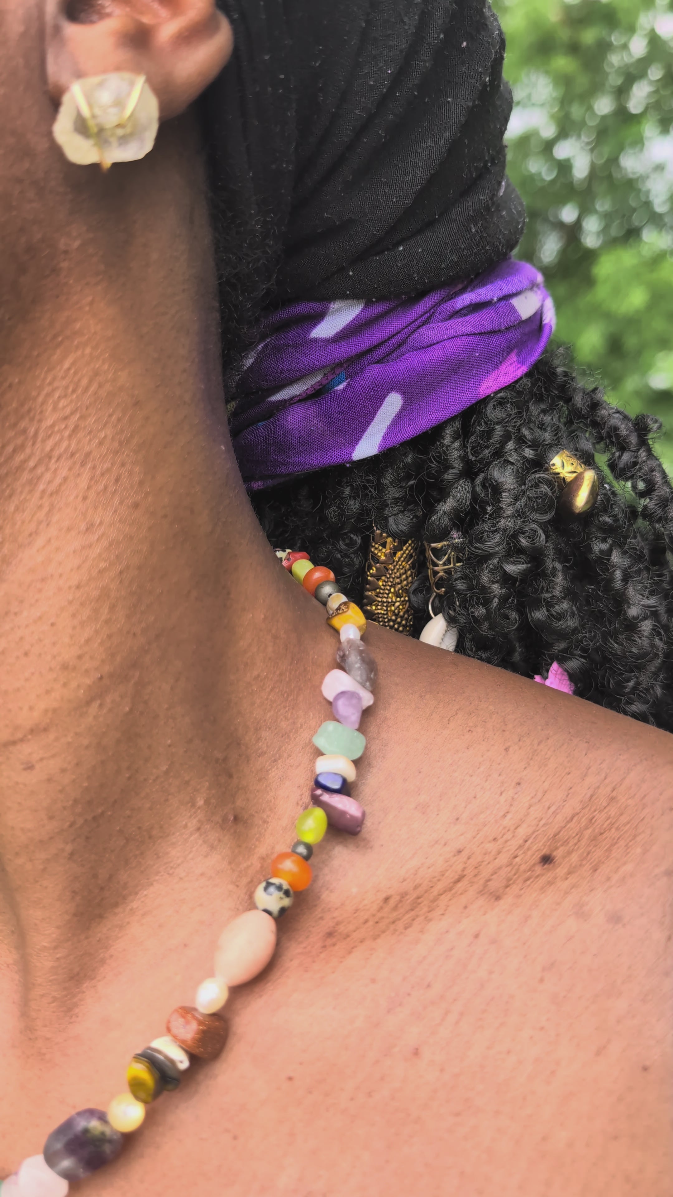 Multi-Gemstone Tennis Necklace