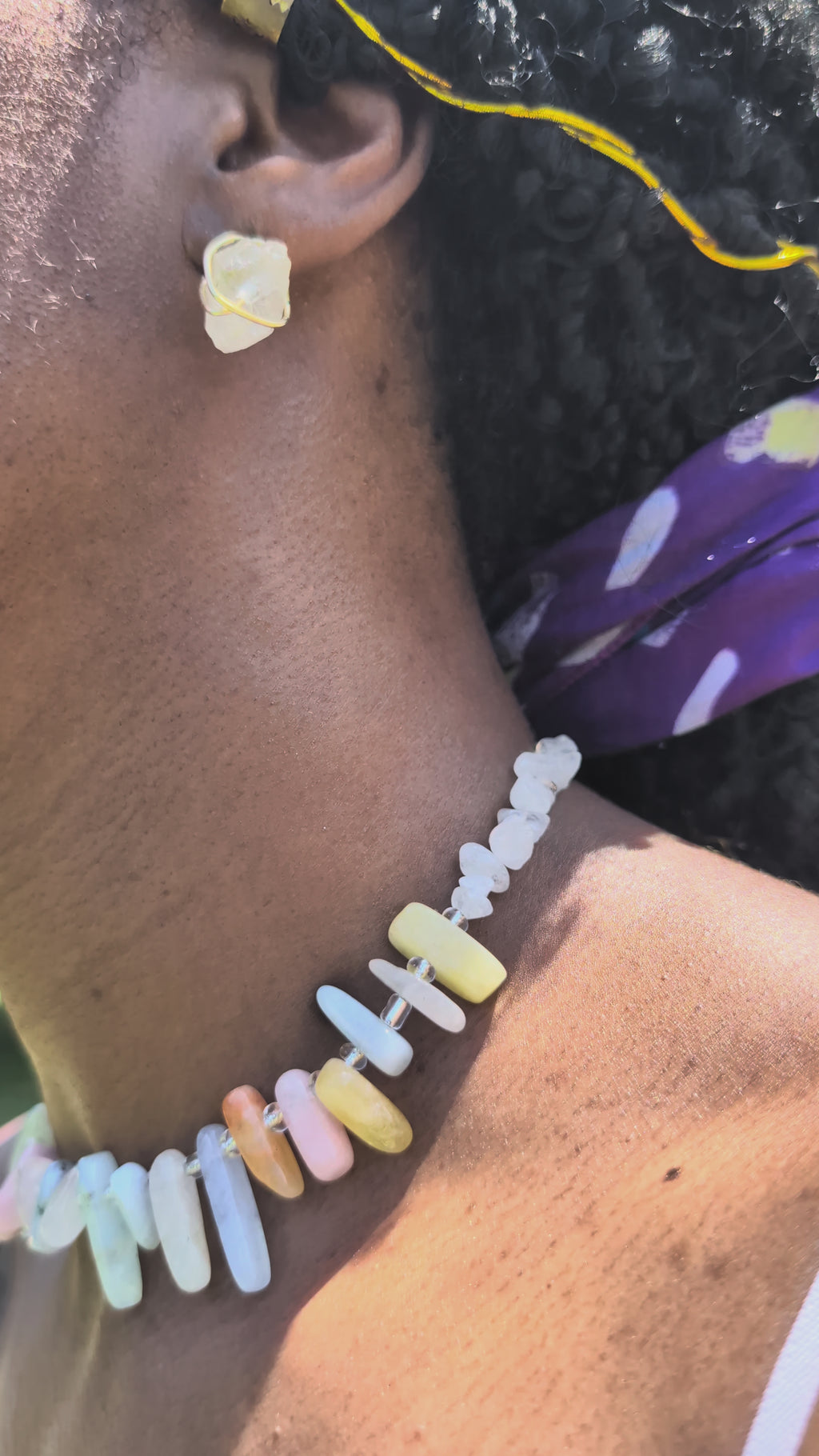 Quartz Choker necklace