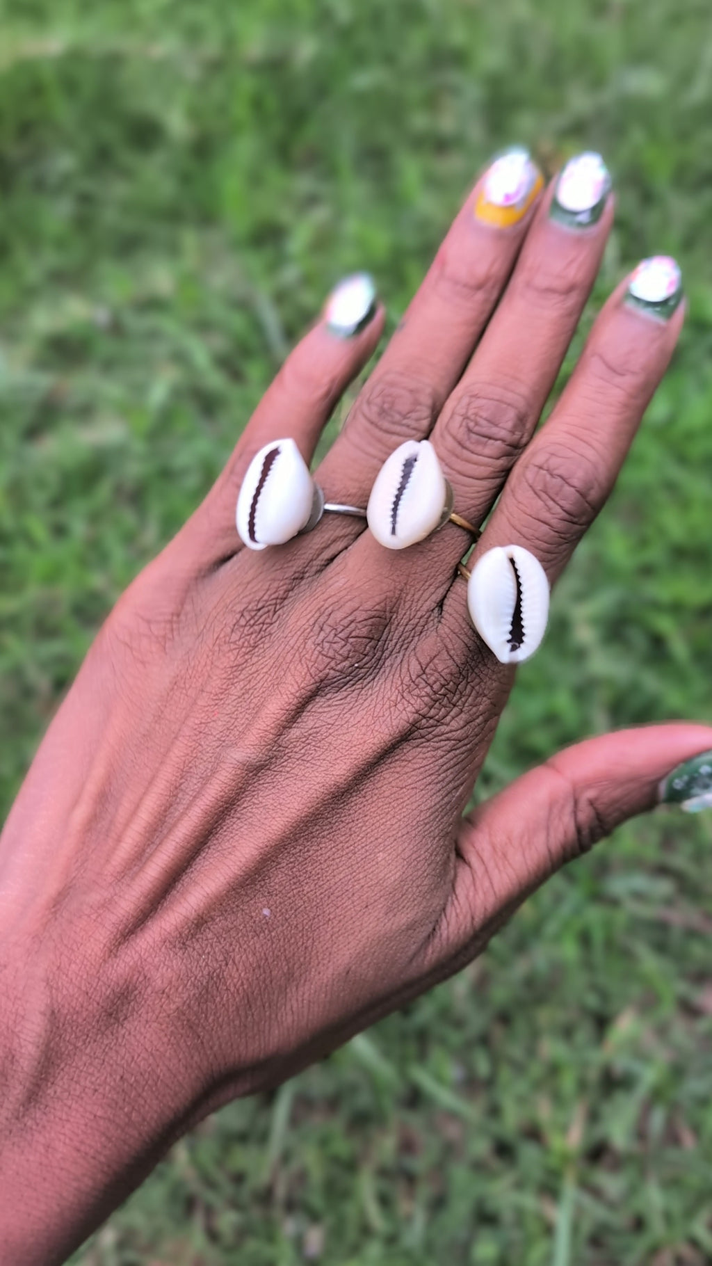 Cowrie Shell Rings