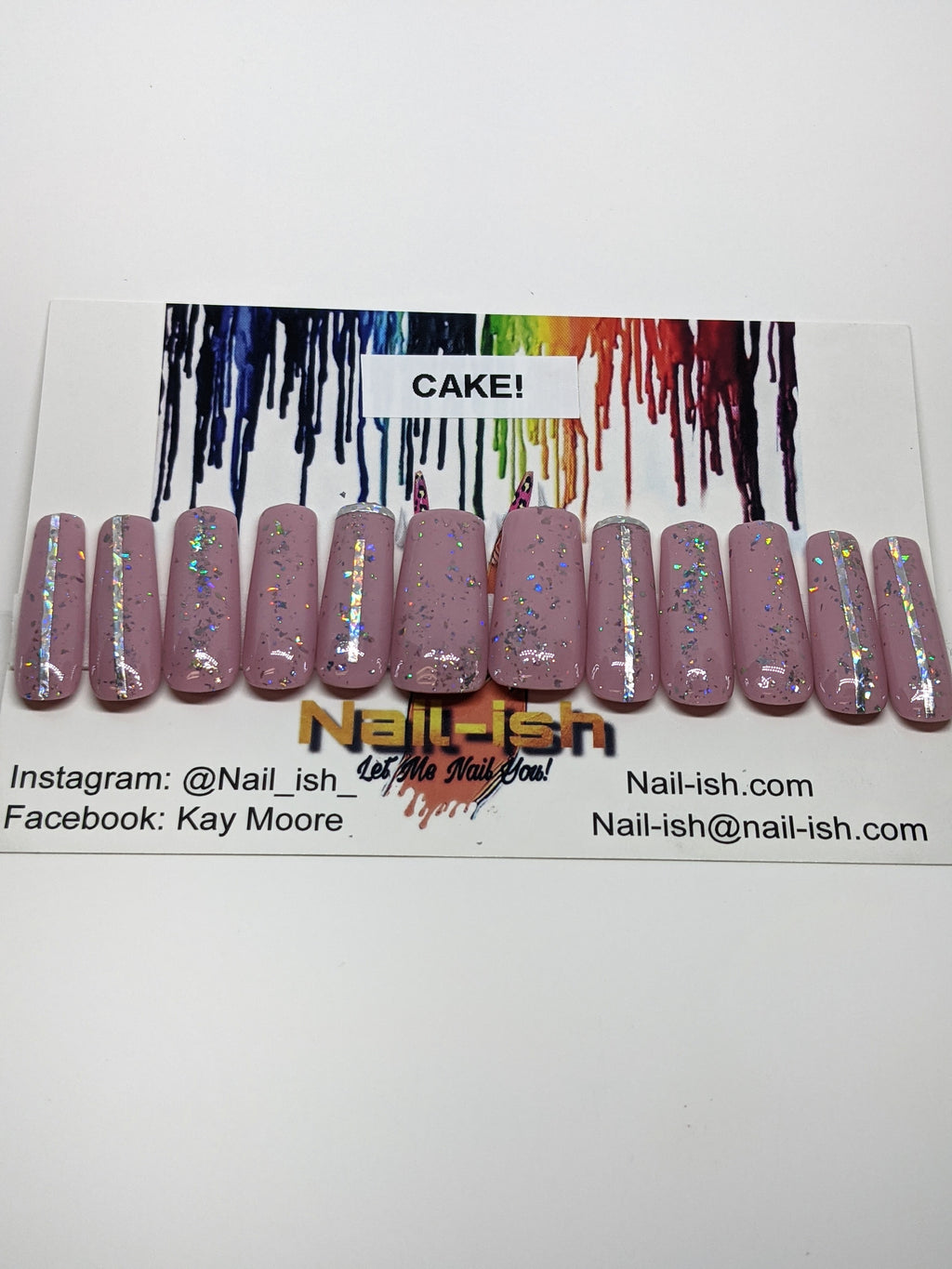 Cake Press on Nails
