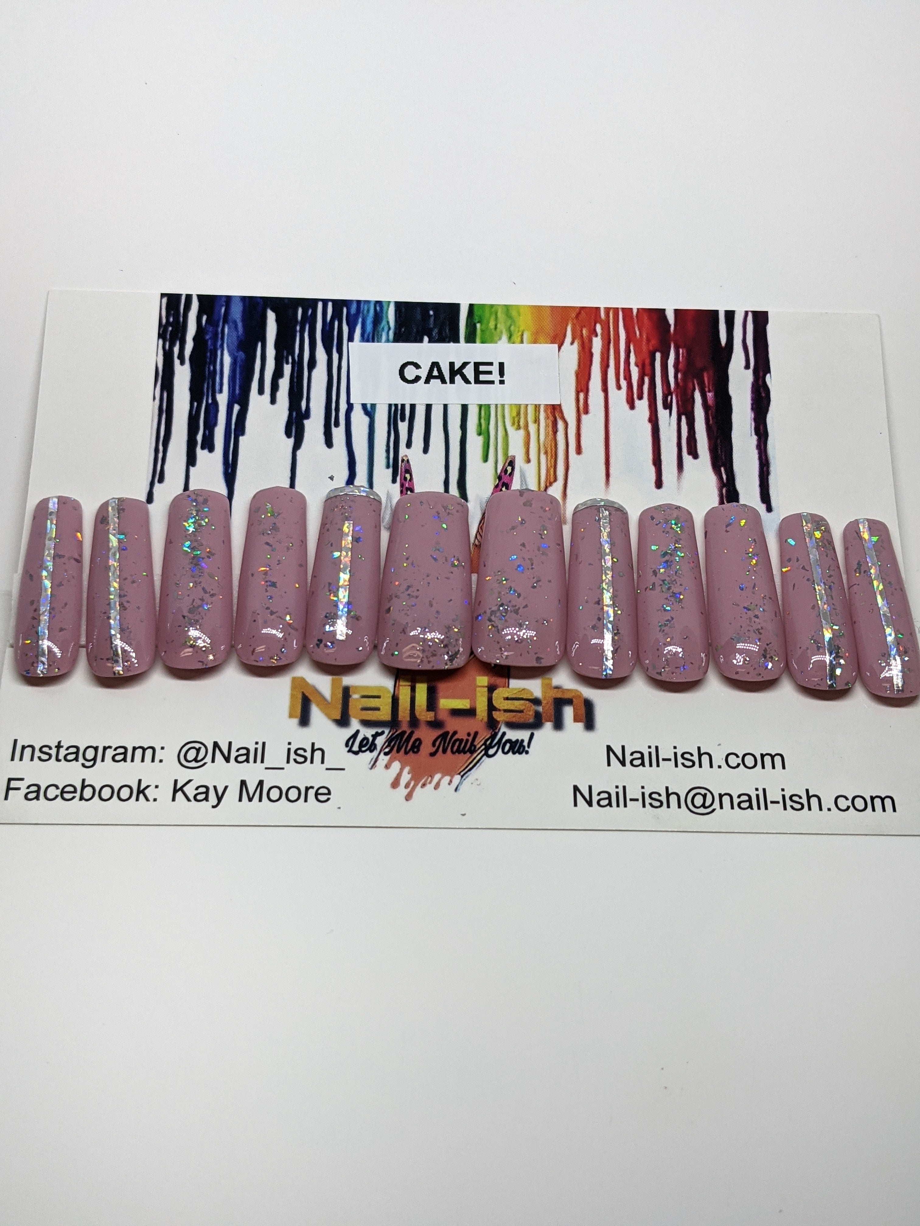 Cake Press on Nails