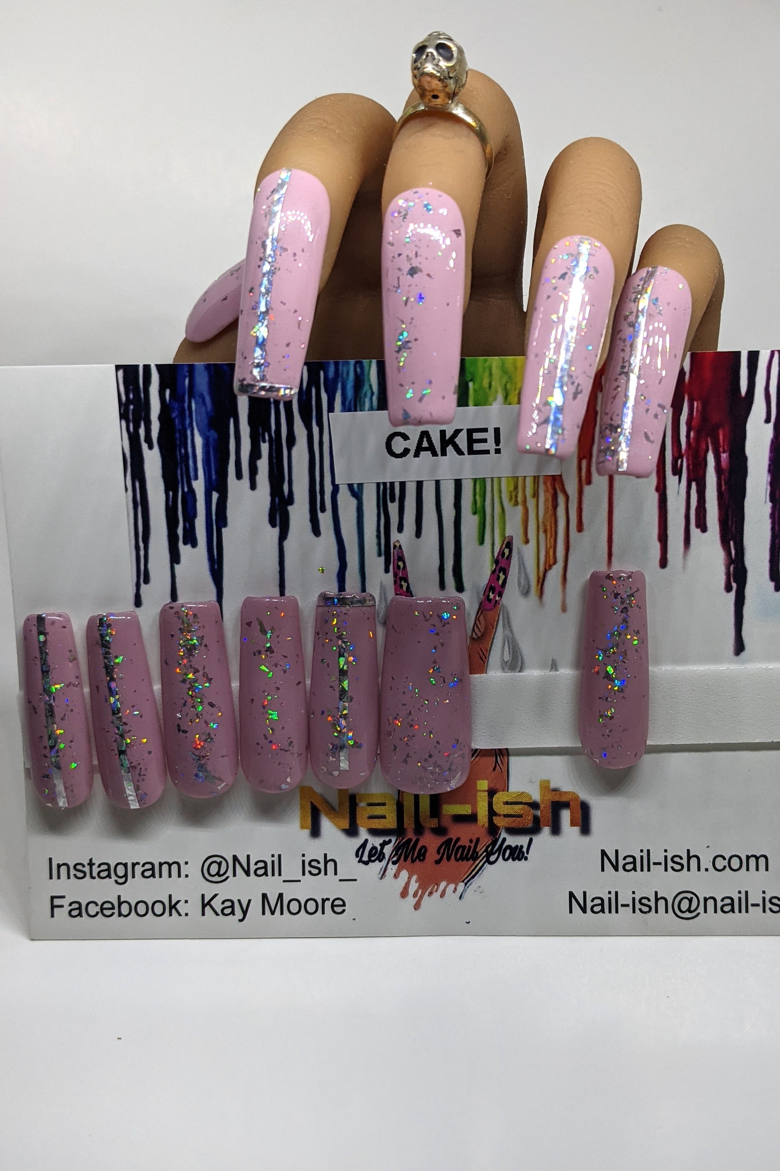 Cake Press on Nails